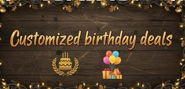 Customized birthday deals